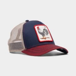 Goorin Bros. The Cock Trucker Hat / Navy -Sports Fashion Clothing Store 101 0378 NVY goorin the cock trucker hat navy 1
