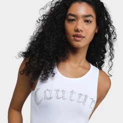Juicy Couture Women's Fitted Tank / White -Sports Fashion Clothing Store 110020409 juicy couture women s fitted tank white B