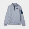 Under Armour Junior Boys’ Armour Fleece Quarter Zip Sweatshirt Steel / Black