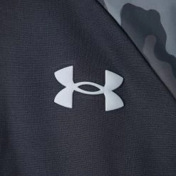 Under Armour Junior Boys’ Armour Fleece Full Zip Printed Hoodie Black / Steel -Sports Fashion Clothing Store 1375725001 ua jd af fz prtd hoodie 3