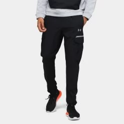 Under Armour Woven Cargo Joggers Black / Steel
