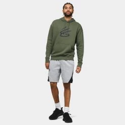 Under Armour Curry Splash Fleece Shorts Mod Grey Full Heather / Black -Sports Fashion Clothing Store 1380328 011 under armour curry splash fleece shorts modgreyfullheather A