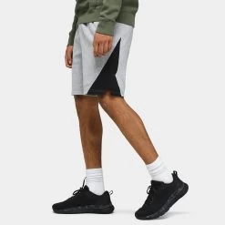 Under Armour Curry Splash Fleece Shorts Mod Grey Full Heather / Black -Sports Fashion Clothing Store 1380328 011 under armour curry splash fleece shorts modgreyfullheather C