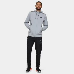 Under Armour Lock-Up Woven Jacket Steel / Black -Sports Fashion Clothing Store 1381127 035 under armour jd woven jacket steel black E