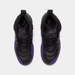 Jordan 12 Retro PS Black / Field Purple - Metallic Gold -Sports Fashion Clothing Store 151186 057 jordan 12 retro ps black filed purple 5