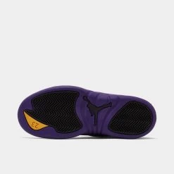 Jordan 12 Retro PS Black / Field Purple - Metallic Gold -Sports Fashion Clothing Store 151186 057 jordan 12 retro ps black filed purple 6