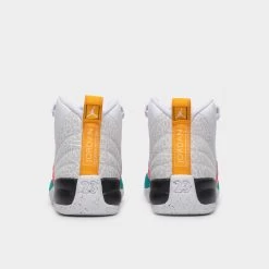 Jordan 12 Retro GS White / Vapor Green - Photon Dust 11 Jordan 12 Retro GS White / Vapor Green - Photon Dust -Sports Fashion Clothing Store 153265 130 jordan 12 retro gs white vapor green photon dust 3