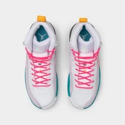 Jordan 12 Retro GS White / Vapor Green - Photon Dust 12 Jordan 12 Retro GS White / Vapor Green - Photon Dust -Sports Fashion Clothing Store 153265 130 jordan 12 retro gs white vapor green photon dust 4