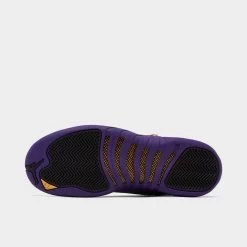 Jordan 12 Retro GS Black / Field Purple - Metallic Gold -Sports Fashion Clothing Store 153265 057 P6