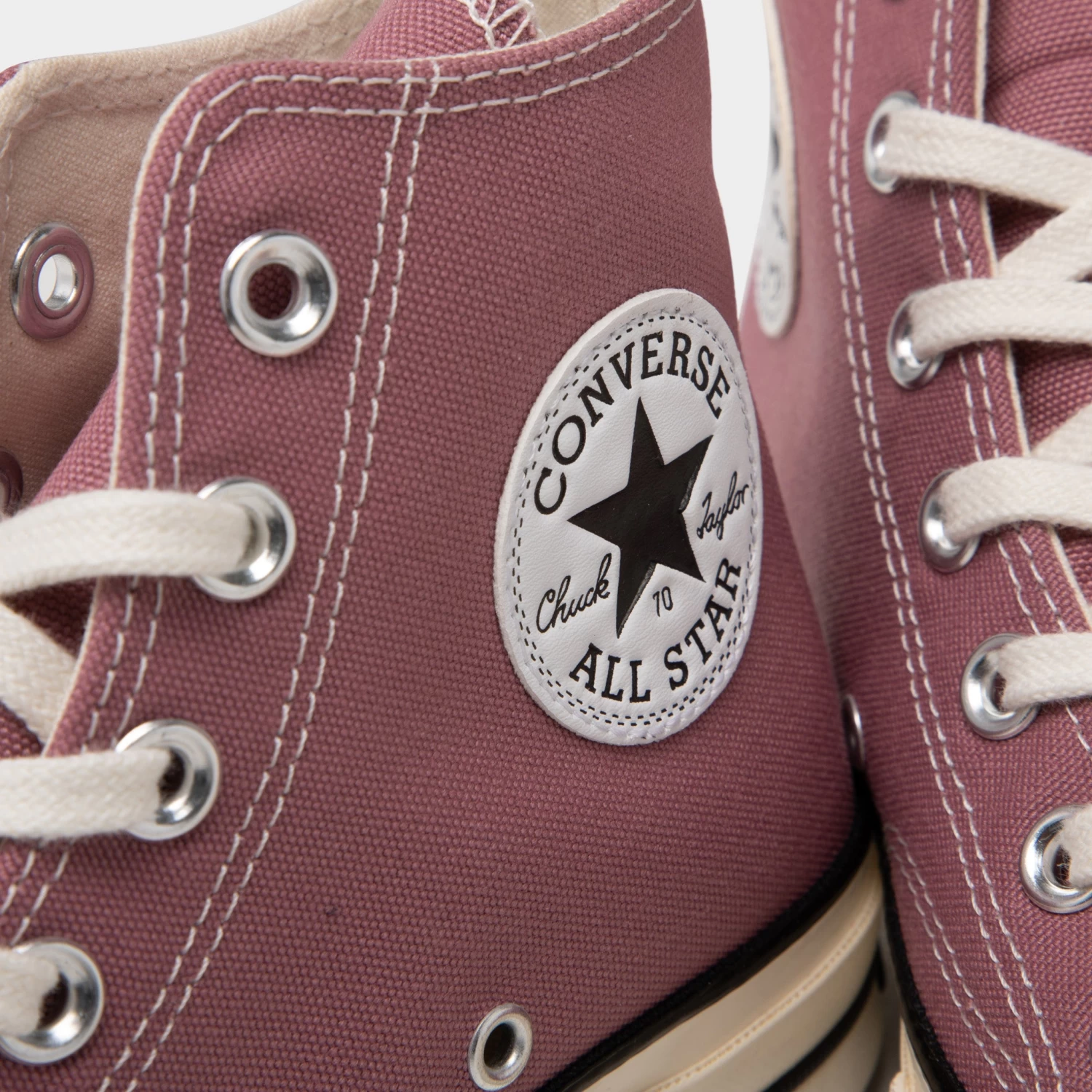 Converse Chuck 70 Vintage Canvas Pink Aura / Egret - Black - Image 3