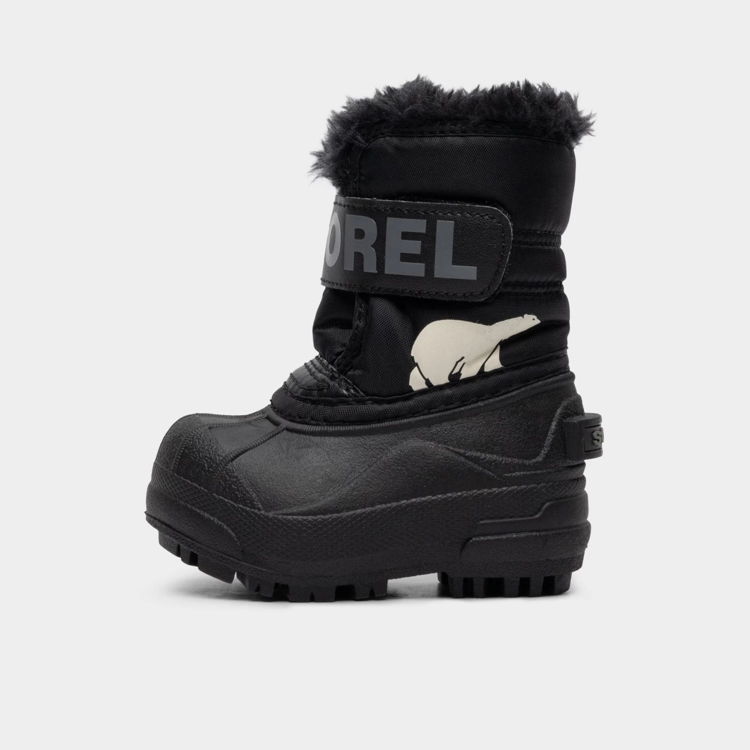 Sorel Toddlers' Snow Commander Boot Black / Charcoal 3 Sorel Toddlers' Snow Commander Boot Black / Charcoal