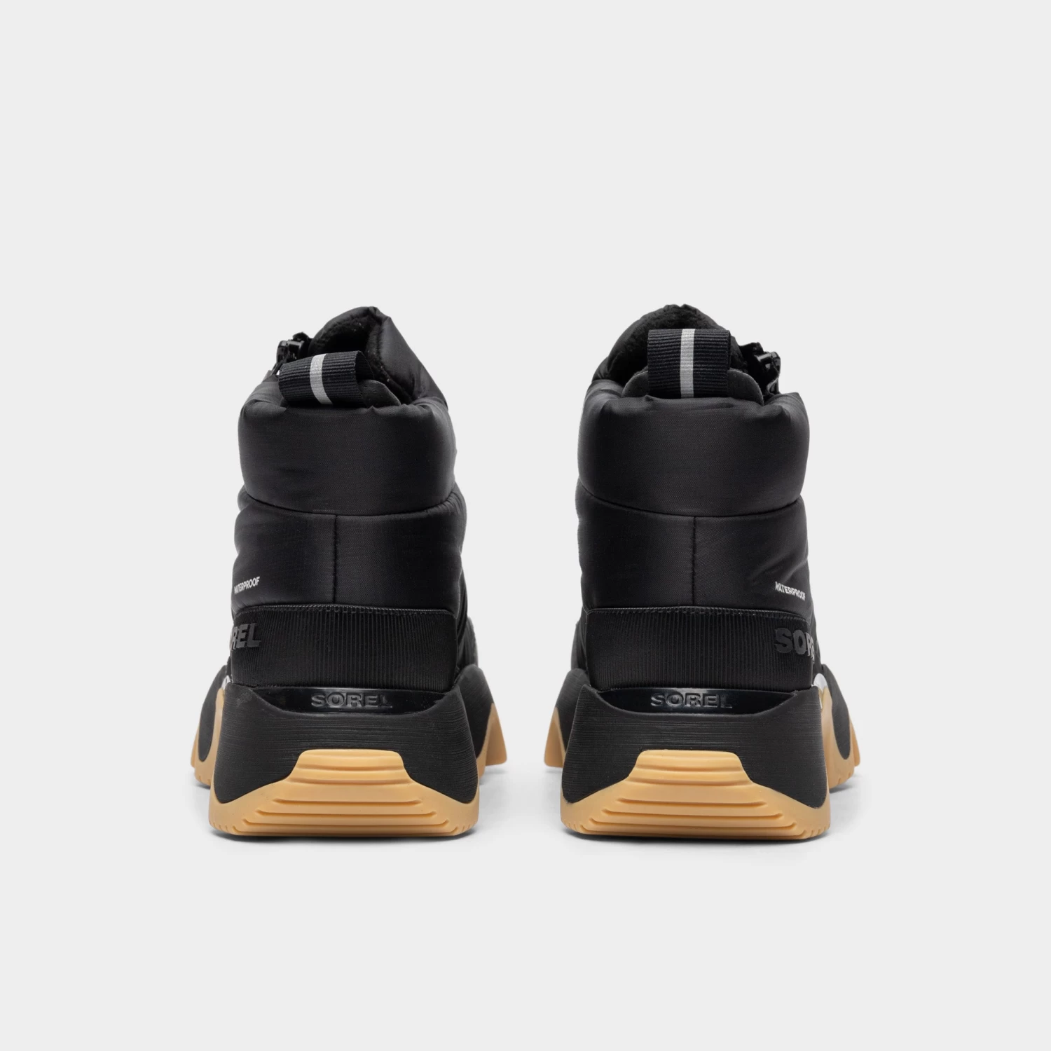 Sorel Women's Kinetic Impact Puffy Zip Boot Black / Sea Salt - Image 4