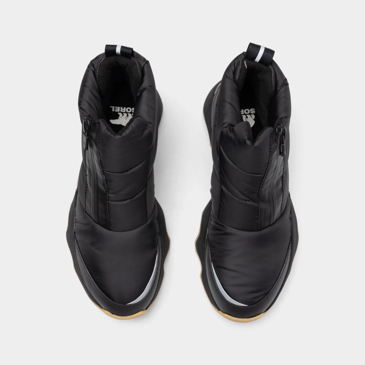 Sorel Women's Kinetic Impact Puffy Zip Boot Black / Sea Salt - Image 5