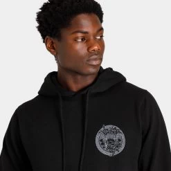 Crooks & Castles Tonal Mad Klepto Pullover Hoodie / Black -Sports Fashion Clothing Store 2i50183 tonal mad klepto hoodie B