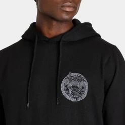 Crooks & Castles Tonal Mad Klepto Pullover Hoodie / Black -Sports Fashion Clothing Store 2i50183 tonal mad klepto hoodie D