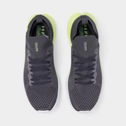 Under Armour Flow Velociti SE Jet Grey / Quirky Lime -Sports Fashion Clothing Store 3024016111 underarmour flow velociti grey green white 4