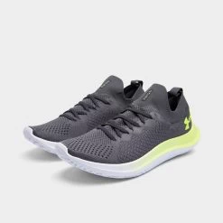 Under Armour Flow Velociti SE Jet Grey / Quirky Lime -Sports Fashion Clothing Store 3024016111 underarmour flow velociti grey green white 5