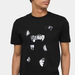 Mitchell & Ness Vancouver Grizzlies Night T-shirt Black / White -Sports Fashion Clothing Store 3120 K NIGHTVGR mitchell ness grizzlies night t shirt black white D