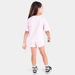 Jordan Child Girls' Essential Shorts And T-shirt Set / Pink Foam -Sports Fashion Clothing Store 35A805A9Y child girls essential shorts and t shirt set pink foam B