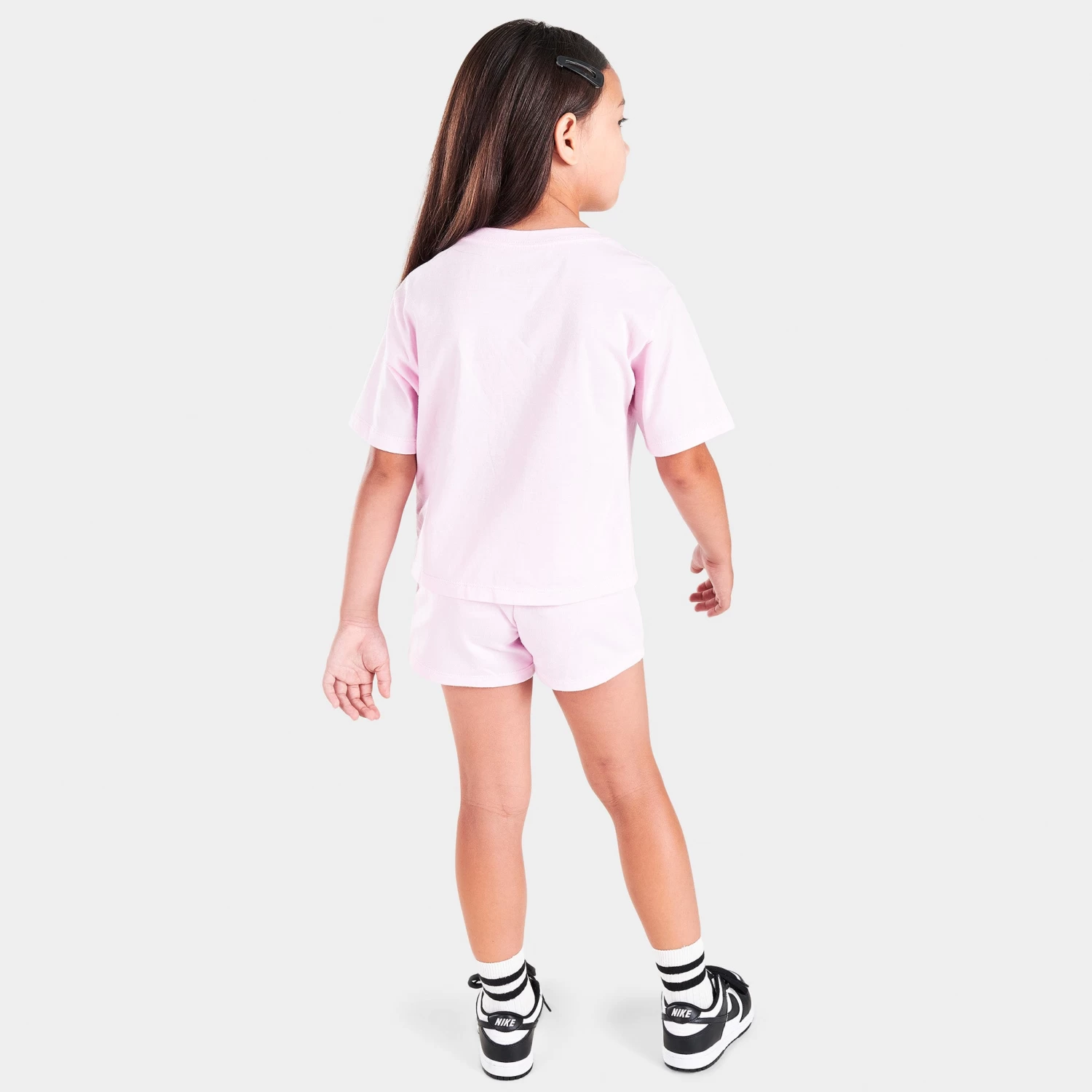 Jordan Child Girls' Essential Shorts And T-shirt Set / Pink Foam - Image 5