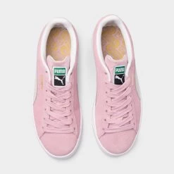 Puma Juniors' Suede Classic XXI Pink Lady / Puma White -Sports Fashion Clothing Store 38056005 suede classic xxi jr 4