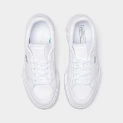 Puma Women's Mayze Stack Leather / Puma White -Sports Fashion Clothing Store 38441201 puma women s mayze stack leather puma white 4