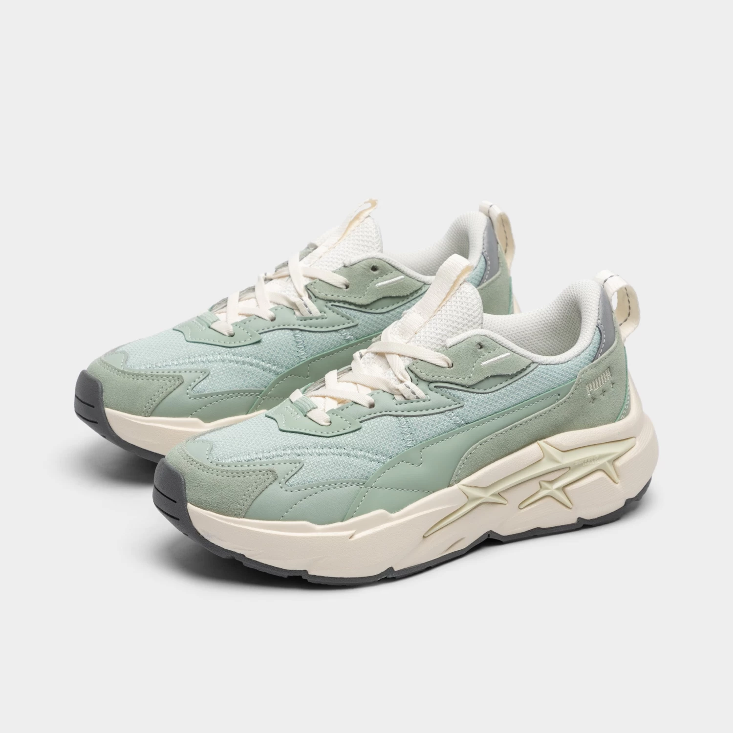 Puma Women's Spina NITRO Green / Tan 4 Puma Women's Spina NITRO Green / Tan - Image 2