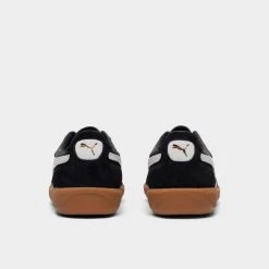 Puma Palermo Leather Puma Black / Feather Grey - Gum -Sports Fashion Clothing Store 396464 03 puma palermo lth black feather grey gum 3