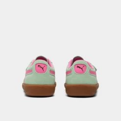 Puma Juniors' Palermo Fresh Mint / Fast Pink -Sports Fashion Clothing Store 39727102 puma juniors palermo green pink 3