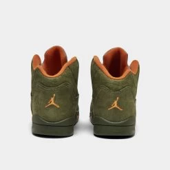 Jordan 5 Retro PS Army Olive / Solar Orange -Sports Fashion Clothing Store 440889 308 P4