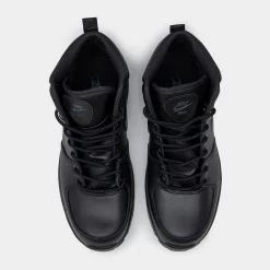 Nike Manoa Leather Boot Black / Black -Sports Fashion Clothing Store 454350003 nike manoa leather black black black 4