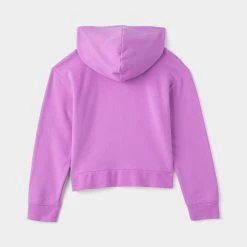 Jordan Junior Girls' Jumpman Cropped Pullover Hoodie / Rush Fuchsia -Sports Fashion Clothing Store 45A858P3R jd essent boxy po 4