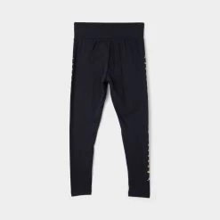 Jordan Child Girls' Holiday Shine Tights / Black -Sports Fashion Clothing Store 45B048023 hday shine legging 3