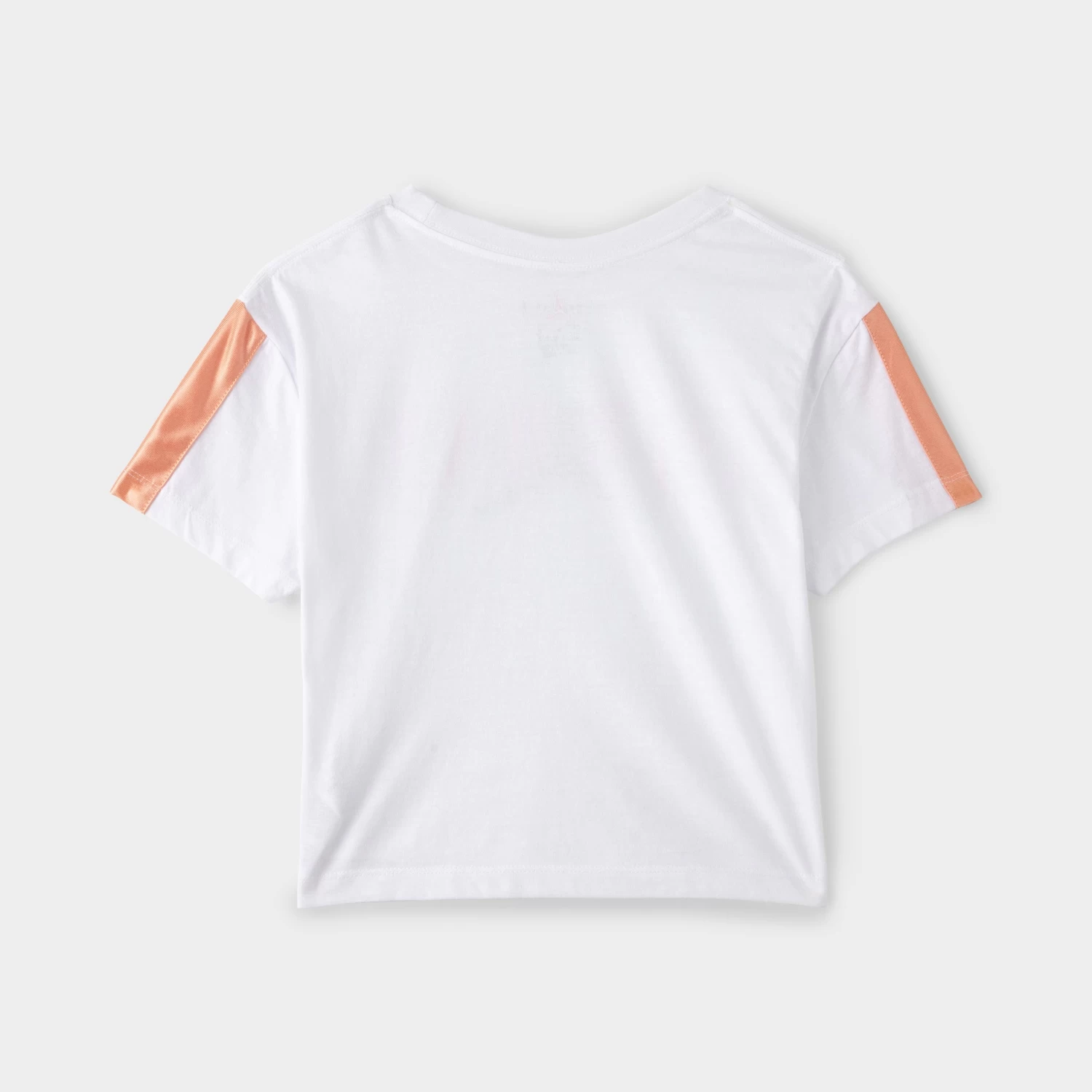 Jordan Junior Girls' Satin T-shirt / White - Image 2