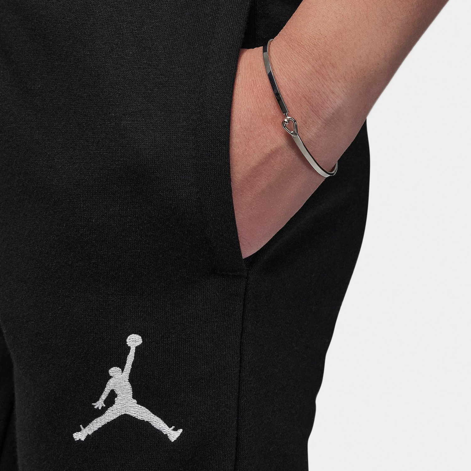 Jordan Junior Girls' Icon Play Fleece Sweatpants / Black - Image 4