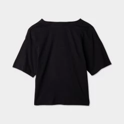 Jordan Junior Girls' Essential T-shirt / Black -Sports Fashion Clothing Store 45a770023 jordan jdn ess t black 3