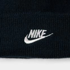 Jordan Nike Kids' Futura Beanie And Gloves Set / Black -Sports Fashion Clothing Store 4A2960023 nike club beanie set black 2