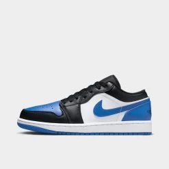 Jordan 1 Low White / Royal Blue - Black