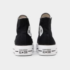 Converse Chuck Taylor All Star Platform Canvas Black / White - White -Sports Fashion Clothing Store 560845c ctas platform canvas 3