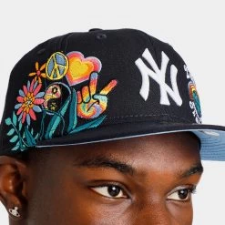 New Era New York Yankees Groovy Hat / Navy -Sports Fashion Clothing Store 60288056 new era new york yankees groovy navy D