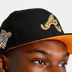 New Era Atlanta Braves Tiger Fill 59Fifty Cap / Black -Sports Fashion Clothing Store 60288071 new era atlanta braves tiger fill black D