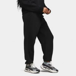 Puma Women's Classics Fleece Sweatpants / Puma Black -Sports Fashion Clothing Store 62141401 puma women s classics fleece sweatpants puma black D
