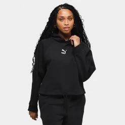 Puma Women's T7 Pullover Hoodie / Puma Black