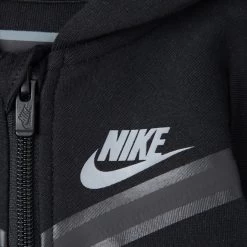 Nike Sportswear Infant Boys' Tech Fleece Full-Zip Coverall / Black -Sports Fashion Clothing Store 66h053023 tech fleece cvl 3