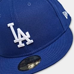 New Era Los Angeles Dodgers MLB 59Fifty Cap / Blue -Sports Fashion Clothing Store 70331962 BLU P4