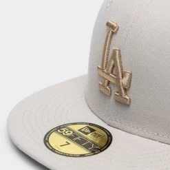 New Era 59Fifty LA Dodgers Stone Cap / Khaki -Sports Fashion Clothing Store 70752621 new era 59fifty la dodgers stone khaki 4