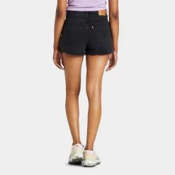 Levis Levi's Women's Ribcage Shorts / Black Lake -Sports Fashion Clothing Store 778790052 v2 ribcage short E