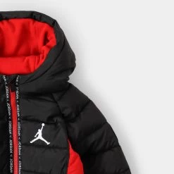 Jordan Child Boys' Heavyweight Puffer Jacket / Black -Sports Fashion Clothing Store 85B667023 jordan child boys heavyweight puffer jacket black 2