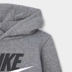 Nike Child Boys' Pullover Hoodie / Carbon Grey -Sports Fashion Clothing Store 86G703GEHV2 hoodie po 2