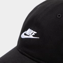 Nike Sportswear Kids' Heritage86 Futura Cap Black / White -Sports Fashion Clothing Store 8A2902023 nike futura curve brim cap black 4